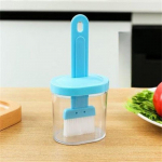 &Otilde;lihari K&ouml;&ouml;giklapp majapidamises kuumuskindel silikoonist s&ouml;&ouml;dav pintslikaste Grilliharjapressi t&uuml;&uuml;p integreeritud pudeliga punane