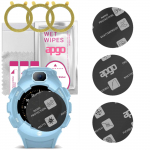 3x apgo MATTE h&uuml;briidne kaitseklaas, mis &uuml;hildub Forever Kids Care Me KW-400-ga, painduv nanoklaas, suurep&auml;rane asendus karastatud klaasile, kriimustus-