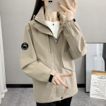 Moodne avar naiste kevad- ja s&uuml;gismantel, enimm&uuml;&uuml;dud vee- ja tuulekindel naiste tuulejope L hall