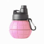 550 ml granaadi veepudel silikoonist kokkupandav veetass v&auml;lispordiks matkamiseks silikoontass BPA motiveerivad joogitopsid