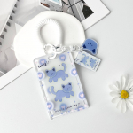 Armas koomiksikassi ID-kaardi hoidik Kaasaskantav &uuml;li&otilde;pilaste metroo bussikaardi slaidikaanega kaitse&uuml;mbris Kawaii Girl Kpop fotokaardihoidja