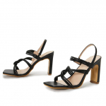 Suvised naiste feti&scaron;id 9,5 cm k&otilde;rged kontsad sandaalid Lady Gladiator rihma plokk kontsad Sandles roosad &ouml;&ouml;klubipeo kvaliteetsed kingad 35 roosa