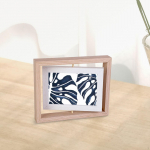 Kahepoolne p&ouml;&ouml;rlev pildiraamiga lauaekraan, puidust ujuv 6 Inch