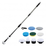 Elektriline Spin Brush Du&scaron;ipesuri pika varrega IPX7 veekindel eemaldatav laetav juhtmeta plaat A