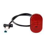 Veekindel tagumine tagatuli Xiaomi Pro 2 elektrilise t&otilde;ukeratta poritiiva LED-piduritule jaoks kvaliteetsed tagatulede varuosad