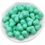 Keskmine 20 tk K&auml;ev&otilde;ru Ehted Aksessuaarid Macaron Color DIY Mood Kreemjas Kaelakee S&uuml;damehelmeste tegemine Fart Peach ts&uuml;aan