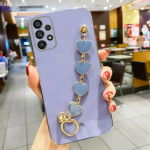 Fashion Plating Love Heart k&auml;ev&otilde;ru kett&uuml;mbris Samsung Galaxy A13 A32 A52 A72 A23 A33 A31 A11 A51 A21S p&otilde;rutuskindel korpuse kate A50 A50S A30S