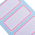 Isekleepuv silt 12 lehte t&uuml;hi kleebis m&auml;rkmeriba Kleepuv kirjutatav nimekleebis