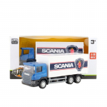 1/64 M&otilde;&otilde;tkava RMZ City Valatud S&otilde;iduk M&auml;nguauto Mudel Scania Konteinerveoauto Insenertehnika Lastivedu Hariv Kollektsioon Kingitus sinine