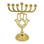 Moodne 7-haruline k&uuml;&uuml;nlajalg Hanukkah Menorah k&uuml;&uuml;nlajalglaud, keskosa multifunktsionaalne koduaktsentornament