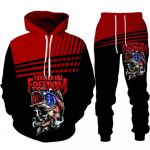 Meeste Loomade Bass Carp P&uuml;&uuml;k 3D Prindi Mood Fisher Tracksuit Unisex Hoodie Jooksup&uuml;ksid 2tk Komplekt V&auml;liriided Suurus S-6XL L