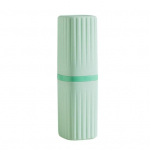 Kaasaskantav hambaharja tass, suure mahutavusega eemaldatav kaasaegne minimalistlik reisihambapasta hambahari trumli hoidiku konteiner reisitarbed roosa