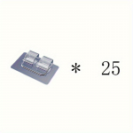 25 tk l&auml;bipaistvad konksud v&auml;livalgustite jaoks, puurimata vastupidavad kaabliklambrid, veekindlad isekleepuvad klambrid j&otilde;ulutulede riputamiseks 25pcs