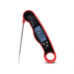 Toidutermomeeter Lihtne k&auml;sitsemine Koduvarustus Kuumuskindel digitaalne toidu liha temperatuuri tester Praktiline m&otilde;&otilde;tmine korduvkasutatav punane
