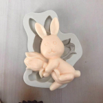 Easter Bunny Ailicone DIY &scaron;okolaadikoogi k&uuml;psetust&ouml;&ouml;riist liimi langetamine B
