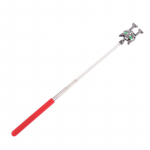 Roostevabast terasest k&otilde;ditav kassikujuline kriimustav sisset&otilde;mmatav masseerija s&uuml;geluse leevendamiseks keha l&otilde;&otilde;gastav massaaž punane