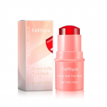 Fruit Jelly Coral Blush Lip Gloss Stick, Jelly Texture Easy to Apply Moisturizing Blush Lip Gloss Stick