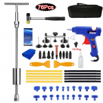 Autom&otilde;lkide parandamise t&ouml;&ouml;riistad V&auml;rvivaba m&otilde;lkide paranduskomplekt Auto v&auml;rvivaba korpuse m&otilde;lkide eemaldamise komplektid autode m&otilde;lkide eemaldamise komplektid Kit 1 76Pcs(EU Plug)