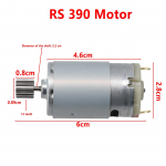 Hammasrattaga m&auml;nguauto mootor 10000 p/min 16000 p/min 23000 p/min 6V /12V 24V 390 6V 18000RPM