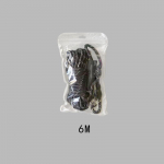 6 m ujuv pikk koerarihm Ujuv kerge k&ouml;is matkamiseks ujumisvahu k&auml;epideme treenimisrihm v&auml;ikestele keskmistele suurtele koertele 6m must