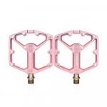 ZTTO 1 paar jalgrattapedaale alumiiniumsulamist 3 laagrilist jalgratta platvormi lamedat pedaali 9/16 tolli koos roosa