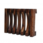 Puidust seebiriiul Keskkonnas&otilde;bralik korduvkasutatav iset&uuml;hjenev disain ventilatsioon vannitoa seebis&auml;&auml;stja hoidja seep