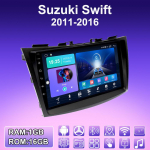 2 DIN Android autoraadio Suzuki Swiftile 2011-2016 Multimeediam&auml;ngija Peaseade Stereo GPS Navigatsioon WIFI 1+16GB 1+16GB