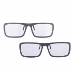 2 tk Passiivsed 3D prillid kinodele, kinole, passiivsele 3D telerile, stereo, klipsiga, passiivsed polariseeritud teleri reaalsed 3D prillid, klips
