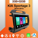 Android Carplay autoraadio KIA Sportage 3 jaoks 2010-2015 Multimeediumipleier peaseade Stereo GPS-navigatsioon BT WIFI 2+32GB 2+32GB