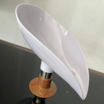 Luksuslik kullav&auml;rvi lehekujuline seebikarp &auml;ravooluseebihoidja p&otilde;hjamaises stiilis vannitoatarvikud WC pesu seebikarbi kandiku vidinad valge