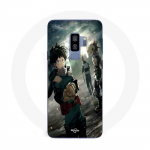 Coque Maniacase pour Samsung Galaxy S9 Plus shoto Todoroki, Bakugo Katsuki, war, one for all, my hero academia anime