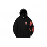 Li Ning Daily Prosperity seeria logotr&uuml;kiga lai kapuutsiga pusa meestele must AWDU337-3 S