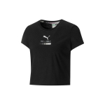 Puma X Felipe Pantone Koost&ouml;&ouml; Vabaaja Tr&uuml;kitud L&uuml;hikeste Varrukatega T-s&auml;rk Naiste Topid Must 530392-01 S