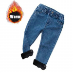 Beebi Lapsed Kevad S&uuml;gis Talv Paksud Soojad Teksad Fliis Poisid T&uuml;drukud Vabaaja Denim P&uuml;ksid Lapsed Laste P&uuml;ksid 140cm