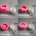 3D mahlakad taime lillepott silikoonvorm kipstsement mini lille bonsai meisterdamise k&uuml;&uuml;nlahoidja A