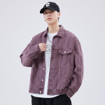 Ameerika Retro Dopamiini Roosa Denim Jakk Meeste Trendikas Aso Agent Vabaaja Jakk M gray