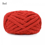 226g/pall Talvine paks heegell&otilde;ng kotitekk padja jaoks DIY k&auml;sitsi kudumine korvi vaipade jaoks Kootud niidi &otilde;mblemine punane