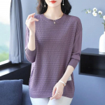 Kampsun naistele S&uuml;gis Talv Paksenenud Pullover Kampsun Soe Kootud Kampsun Pikkade Varrukatega L&uuml;hike Slim-fit Liibuv Džemper Suur Suurus Kampsun Topid XXXXXL lilla