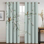 Hiina traditsiooniline kultuur Linn Lilled Aknakardinad Laste magamistoas Elutoa Hooldused K&ouml;&ouml;gikaunistused kardinad Rulood W65X60H(cm)X2Pcs&Hook