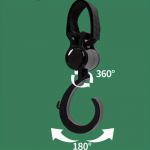 Aksessuaarid Konks Mitmeotstarbeline 360 ​​kraadi p&ouml;&ouml;rlev rippuv konks Kotihoidja tarvikud