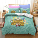 Uus 3D m&auml;ng Animal Crossing Digitr&uuml;kiga Voodipesukomplekt Poistele Armas Tekikott Komplekt Voodikomplekt Voodipesu &Uuml;heinimese T&auml;ism&otilde;&otilde;dus Queen King Suurusega AU Single 140x210cm