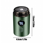 Elektriline minihabemenuga laetav kogu keha pesuvahend reisiautoga kaasaskantav meeste habemenuga, valutu juhtmeta trimmer, nuga, habeme pardel