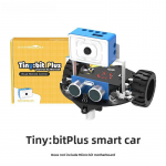 Microbit AI Vision nutika auto komplekt: Graafiline programmeerimine ja WiFi video&otilde;pe Pythonis Tiny:bit Plus without motherboard