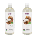 Now Foods Liquid Coconut Oil, 473ml, 2 units white