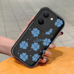 Pehme silikoonist ruudukujulise redeli mustriga telefoni&uuml;mbris, t&auml;ielikult kattev, kaamera p&otilde;rutuskindel kaitse, kummist &uuml;mbris Vivole Vivo V20 tumepunast v&auml;rvi