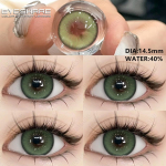 EYESHARE Newest Colored Contact Lenses Solid Color Blue Contact Lenses for Eyes Cosmetic Pupils Yearly Eyes Makeup
