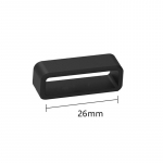 1/5 tk Must 12 14 16 18 20 22 24 26 28 30 mm kellarihma aasa r&otilde;ngas silikoonkummist kellarihmad tarvikud hoidik kapp 26mm 5
