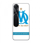 Coque pour Oppo A78 5G logo om olympique de marseille blanc Fond Maniacase