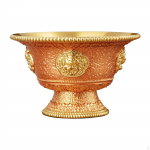 Tiibeti budistlik vesi pakkuvate kaussi jumalateenistuse tass Alar tarvikud messingist riistade kunstiteosed kuld