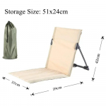 Kokkupandav matkatool &otilde;ues aed Park Single Lazy Tool Seljatugi padi Piknik K&auml;mping Kokkuklapitavad Rannatoolid Kaubad. must